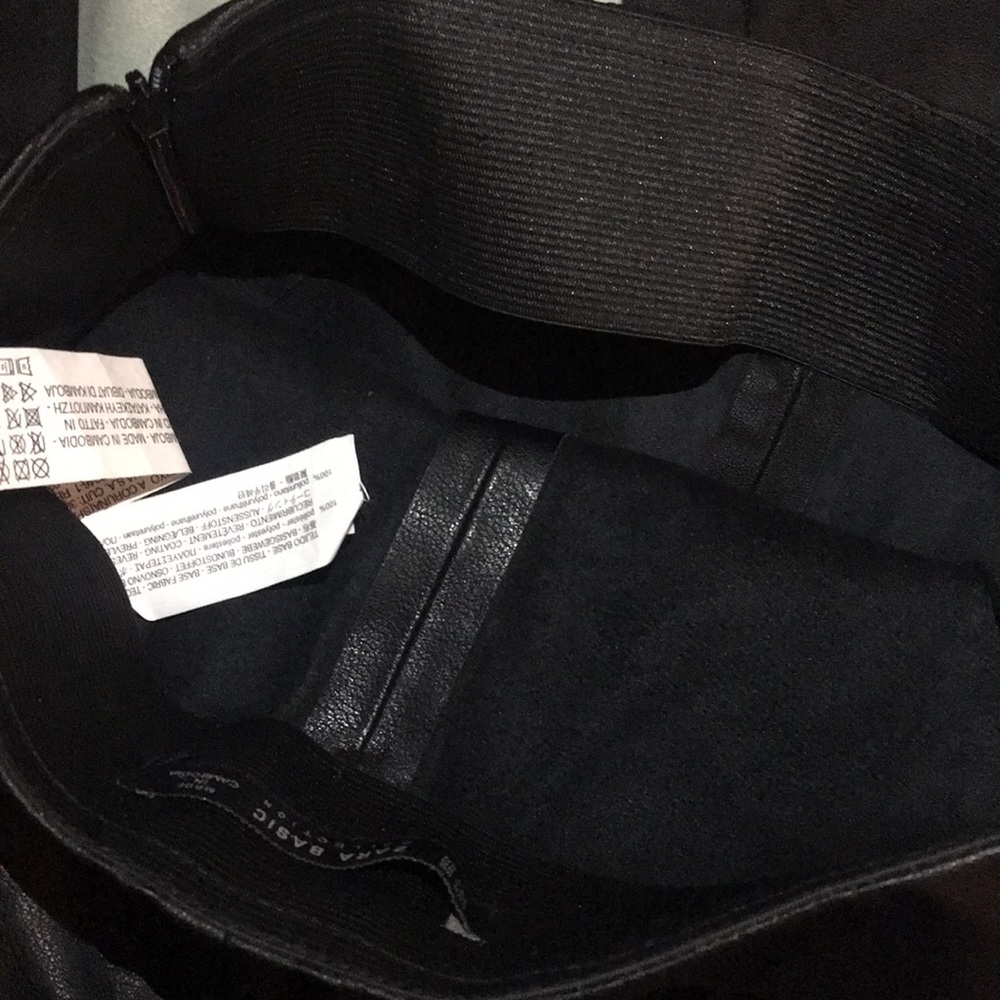 Sold zara Faux Leather Pants - Picture 8 of 8